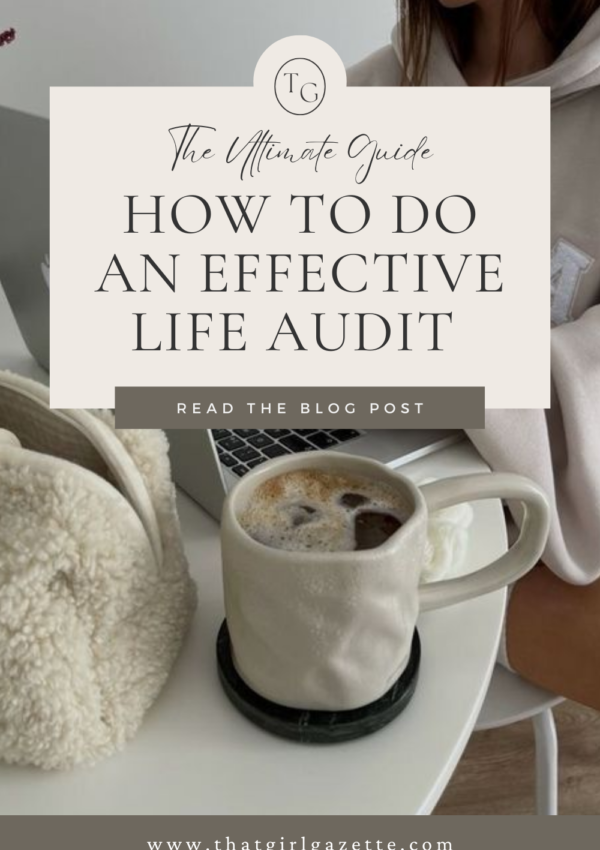 How to do a life audit